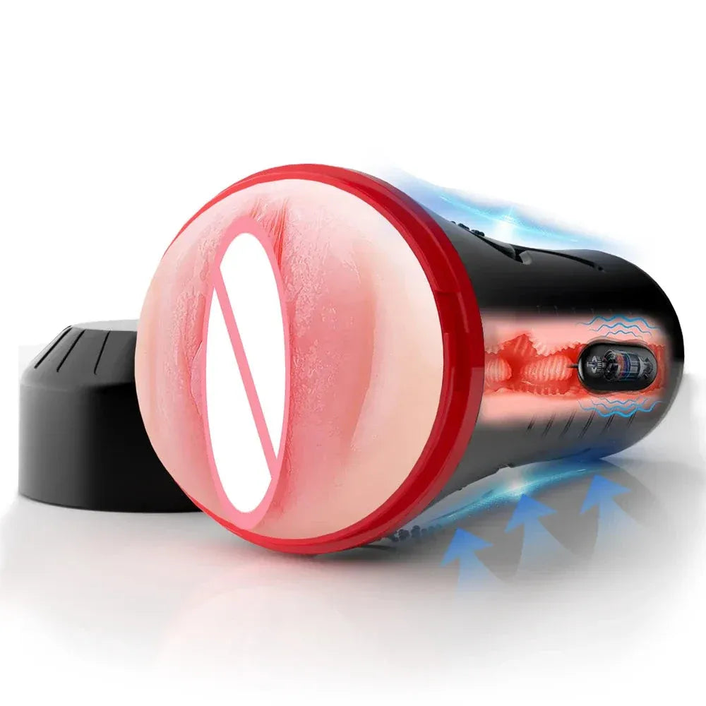 Vibrating Pocket Pussy for Men - Endurance Masturbator