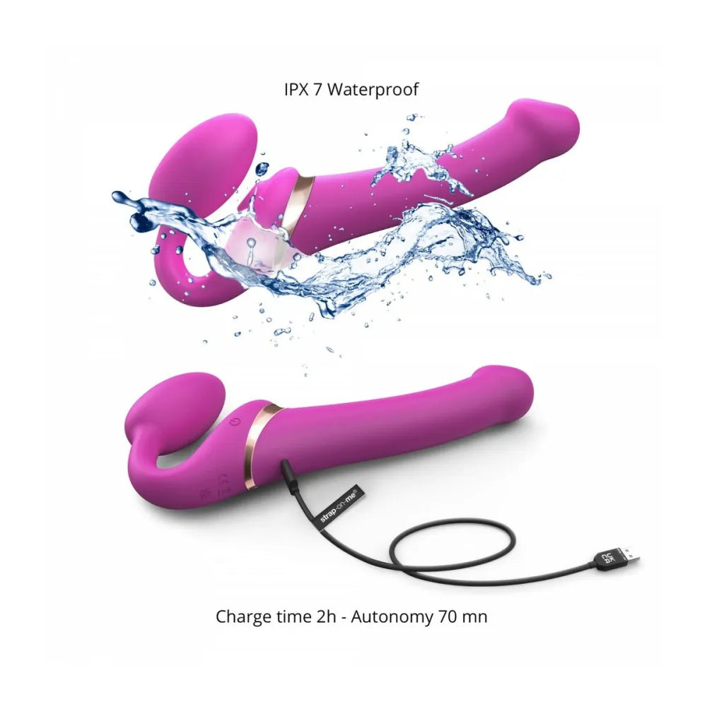 Vibrator By Strap-On-Me 6017449 Pink L