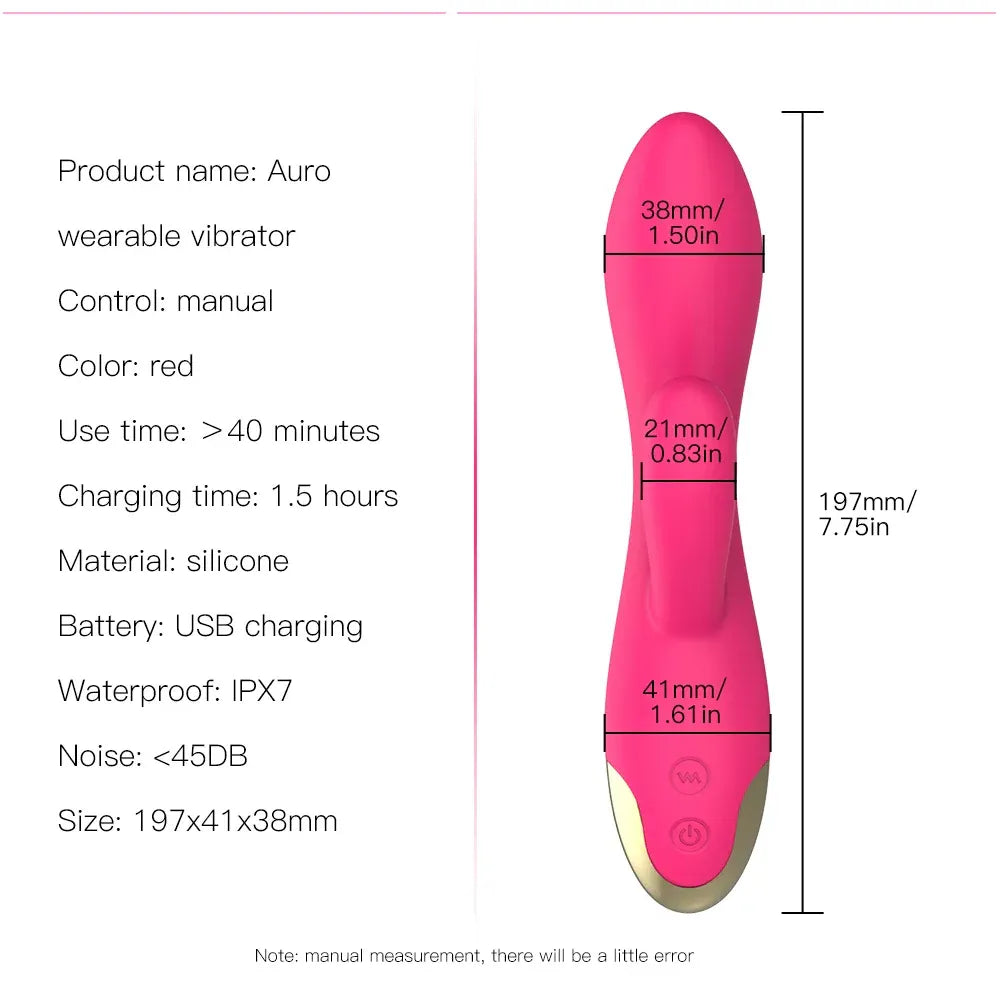 Waterproof Rabbit G Spot Dildo Vibrator For Women