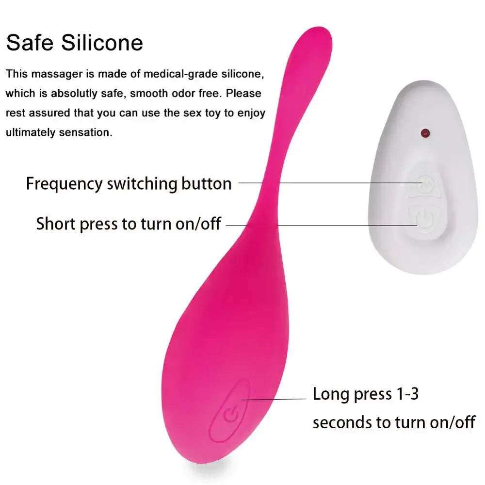 Waterproof Wireless Kegel Ball Vibrator For Women