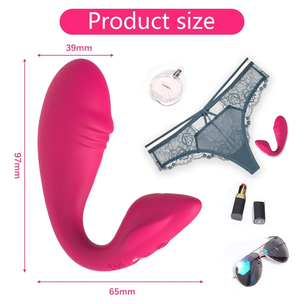 Wireless Dual Motor Vibrating Underwear for Women
