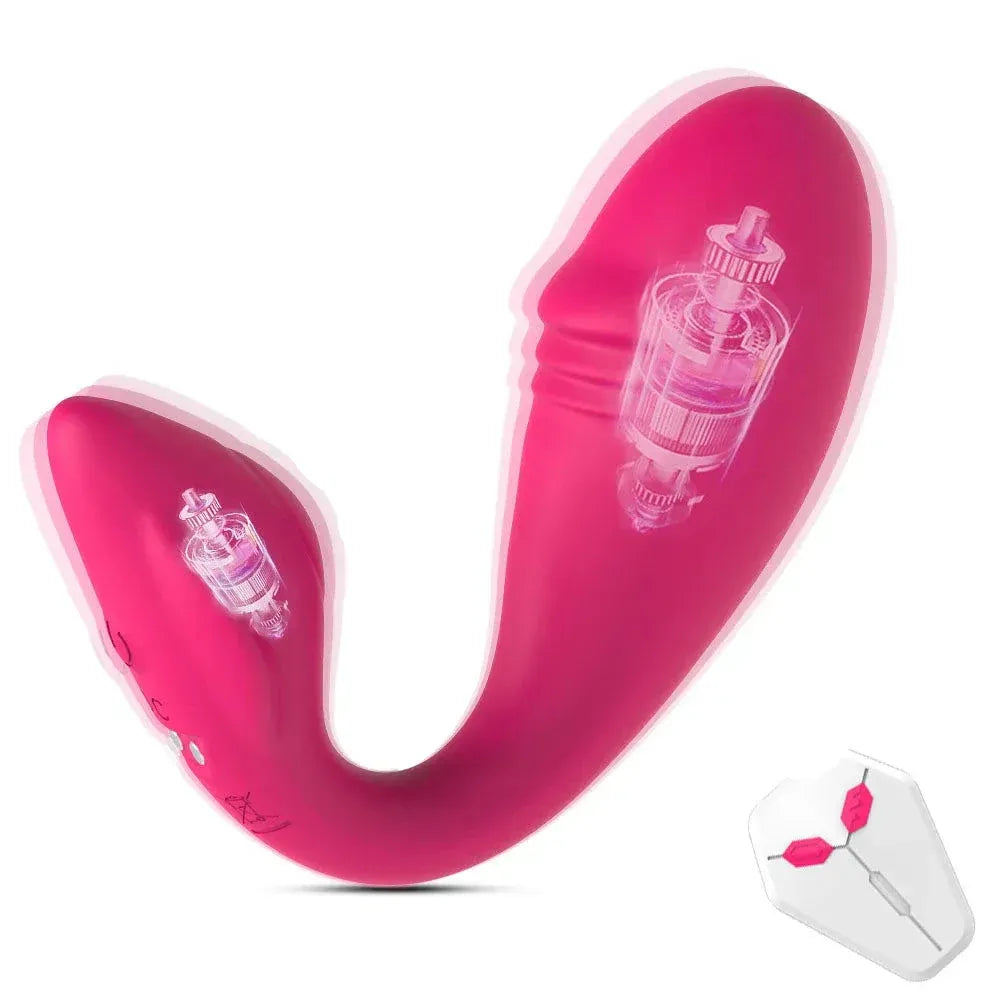 Wireless Dual Motor Vibrating Underwear for Women