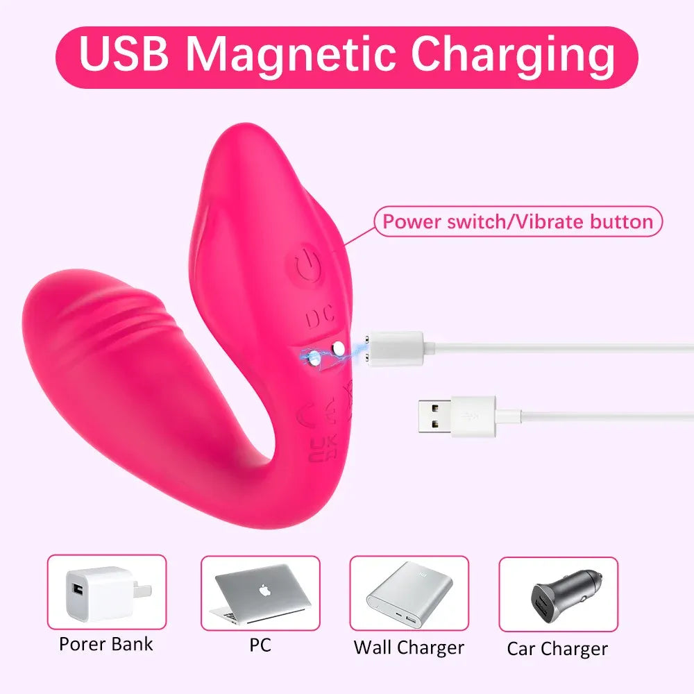 Wireless Dual Motor Vibrating Underwear for Women