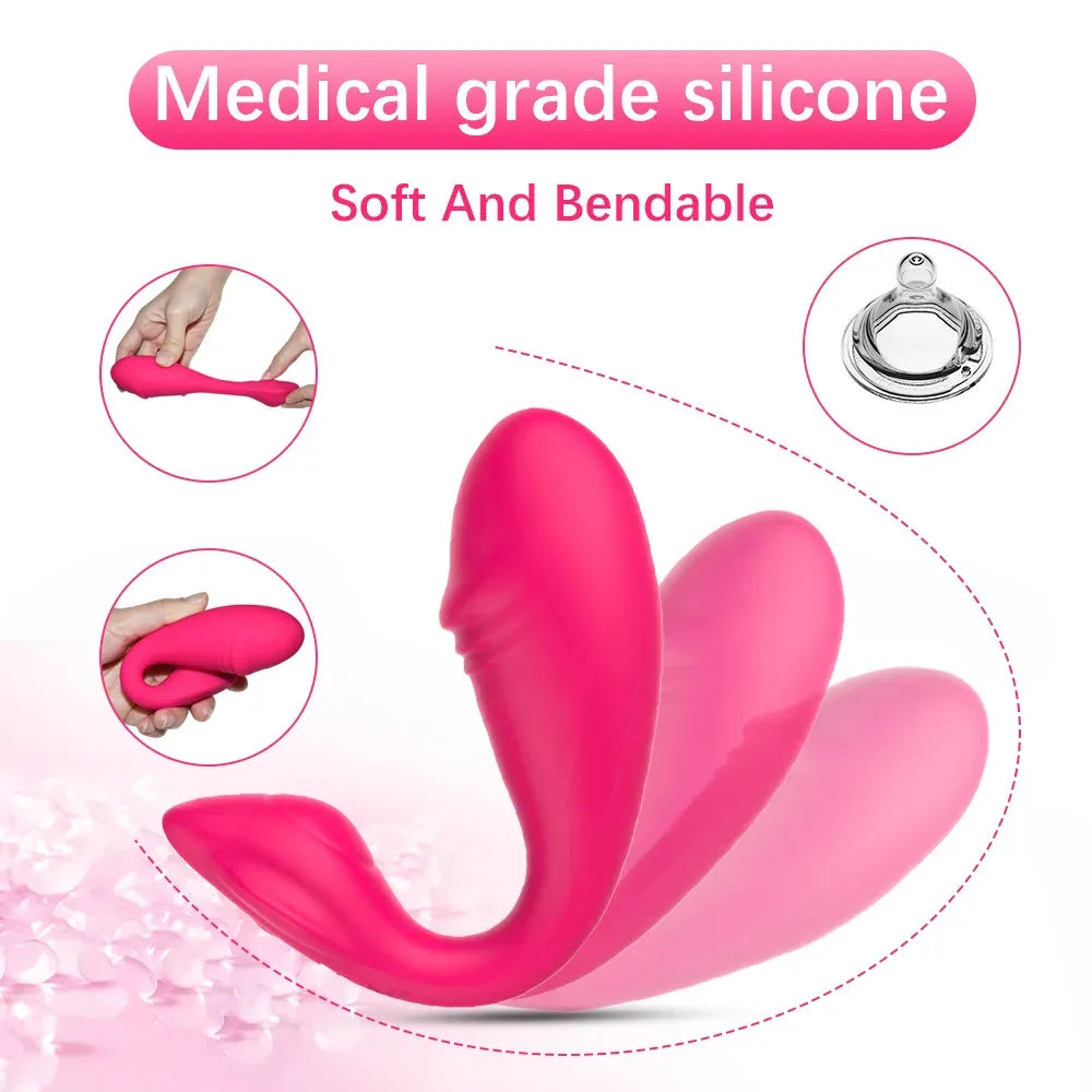 Wireless Dual Motor Vibrating Underwear for Women