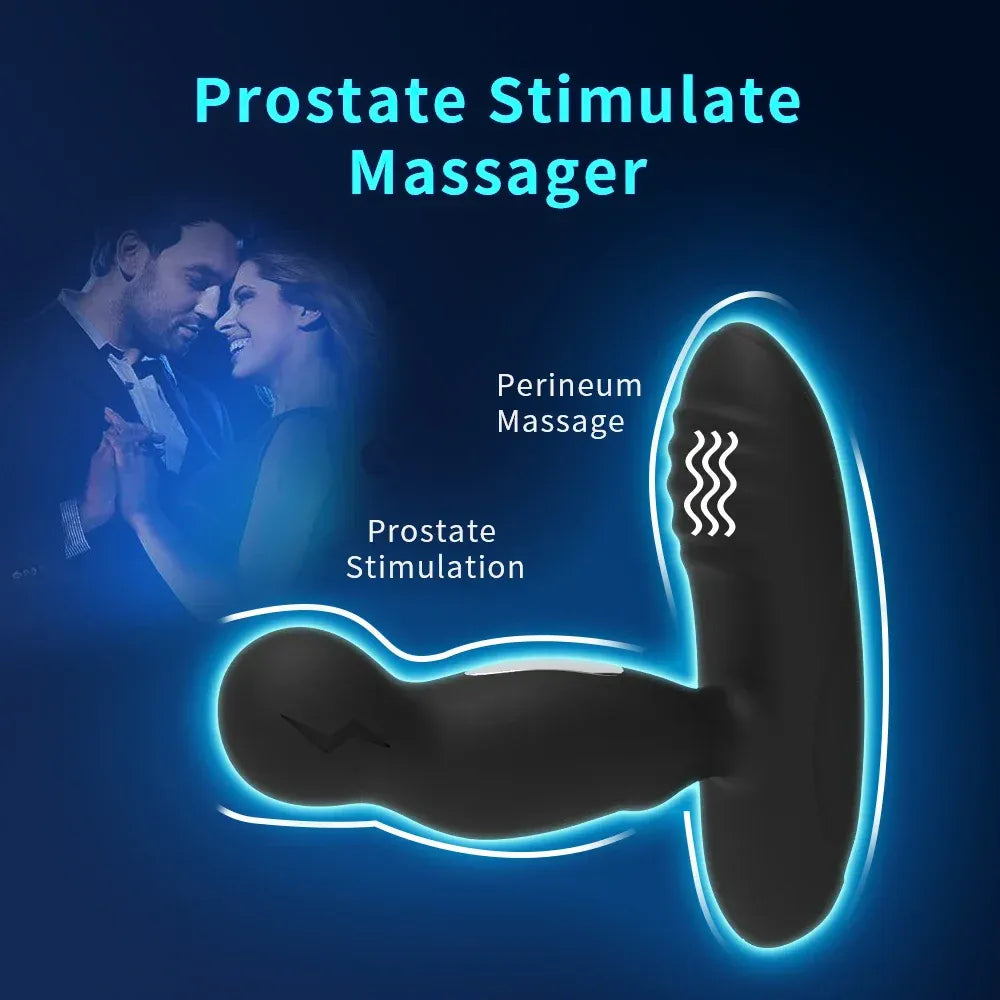 Wireless Prostate Massager For Men 360 Rotate