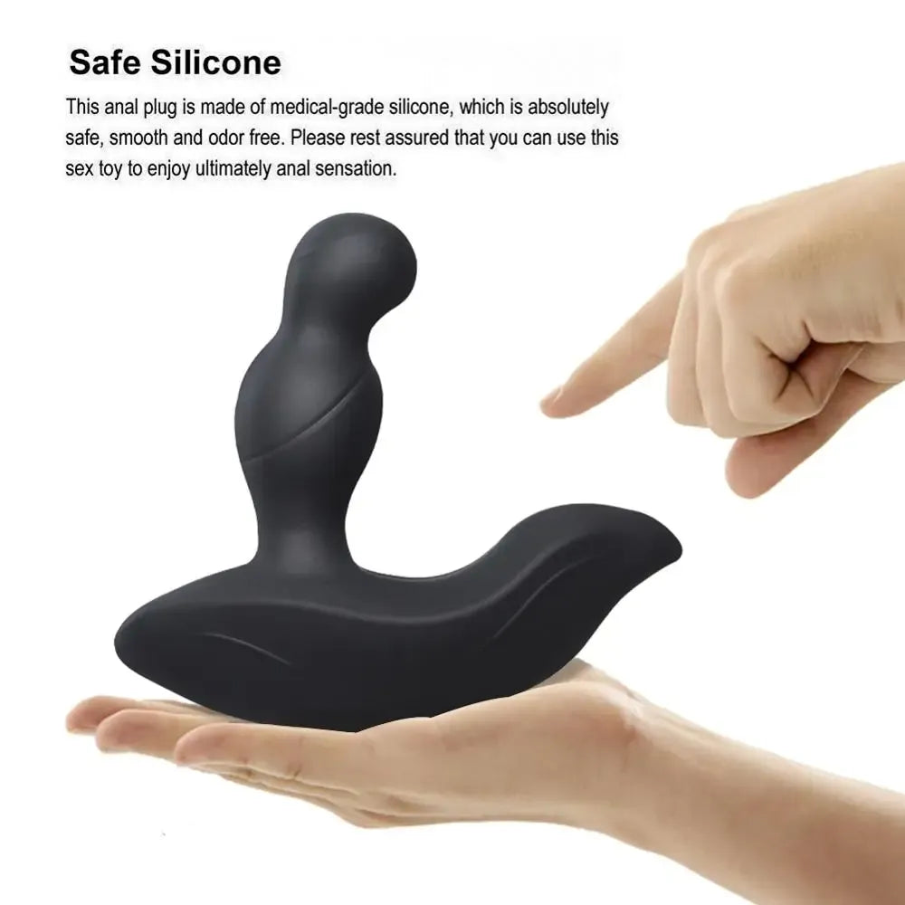 Wireless Prostate Massager For Men Silicone Anal Vibrator