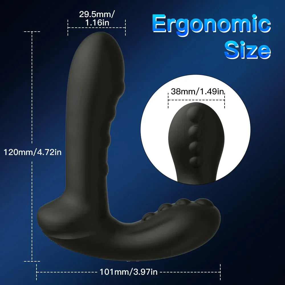 Wireless Prostate Massager For Men Vibrating Anal Plug