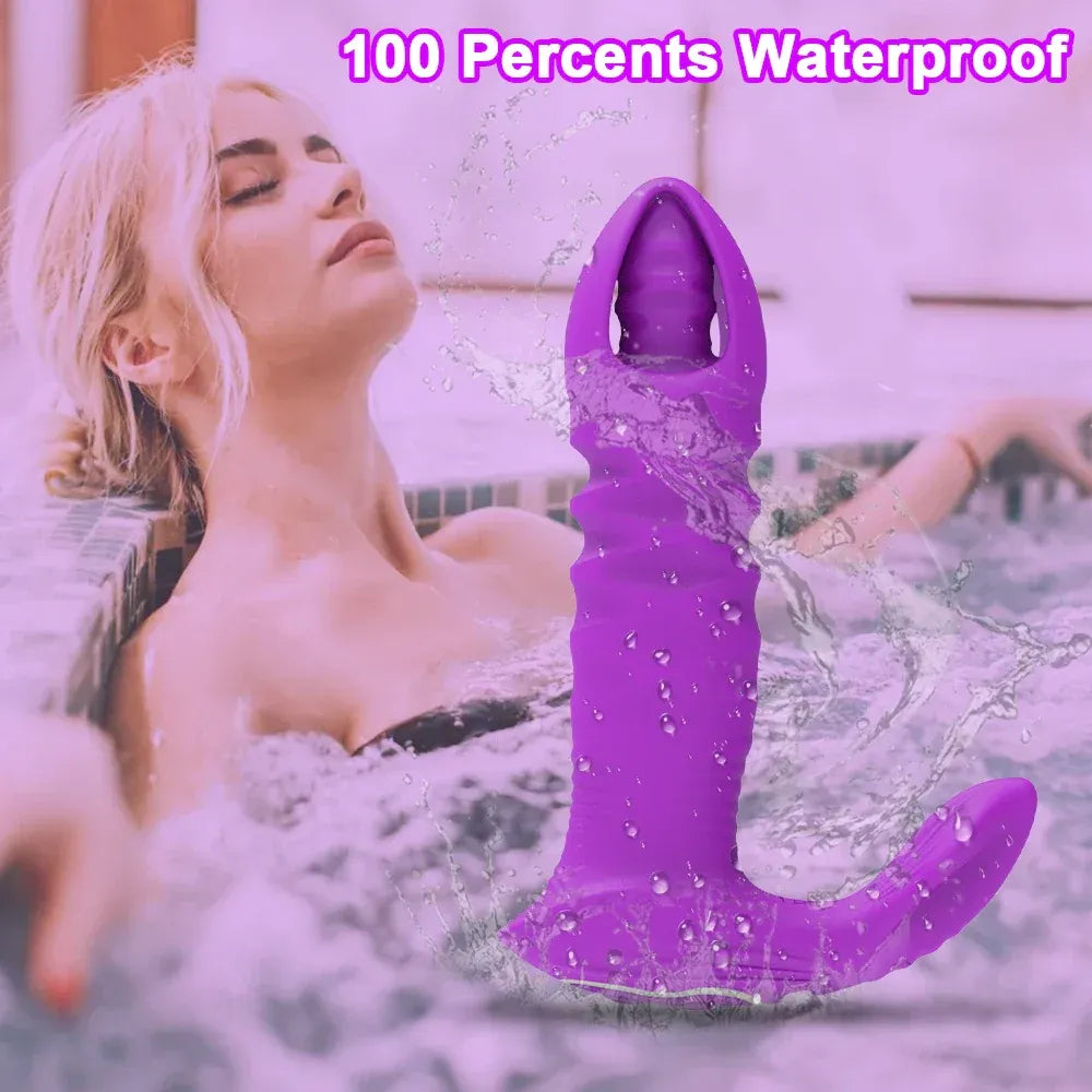 Wireless Thrusting Anal Vibrator for Women