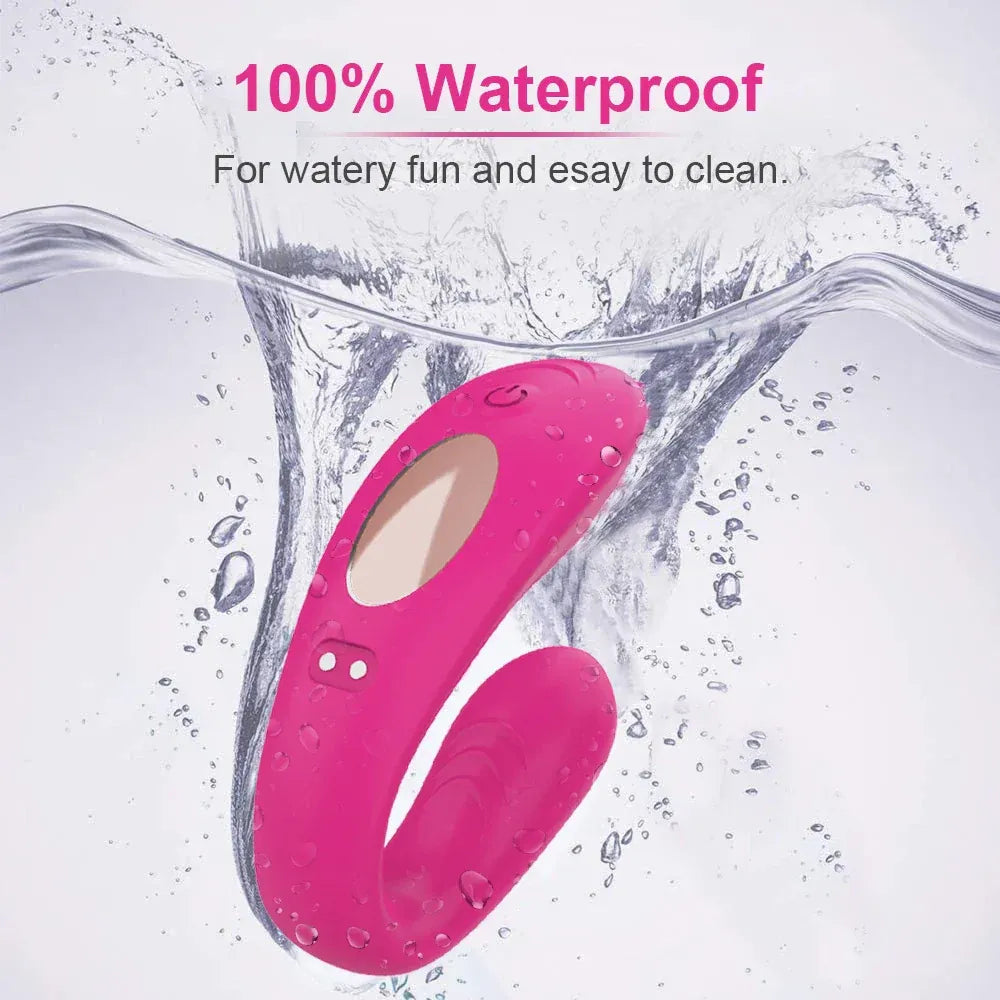 Wireless U-Shaped Dildo Vibrator for Couples